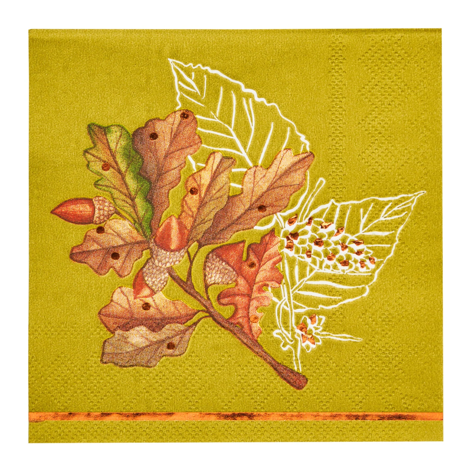 Acorn and Oak Cocktail Napkins – 20pk