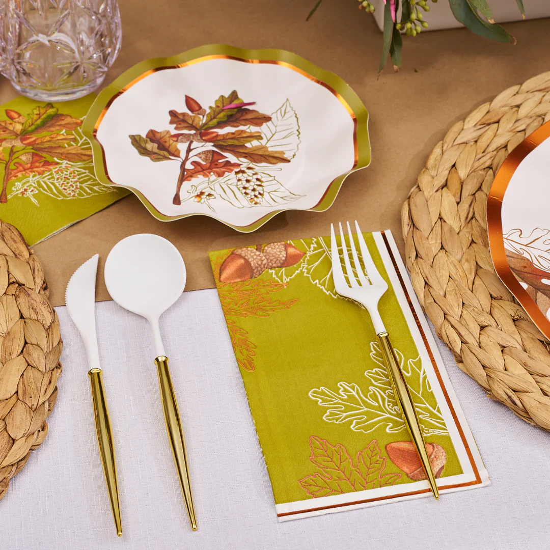 Acorn and Oak Paper Guest Towels – 20pk - Image 3