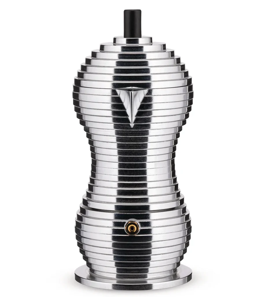 Alessi Pulcina Espresso Maker 3 -Cup – Black - Image 2