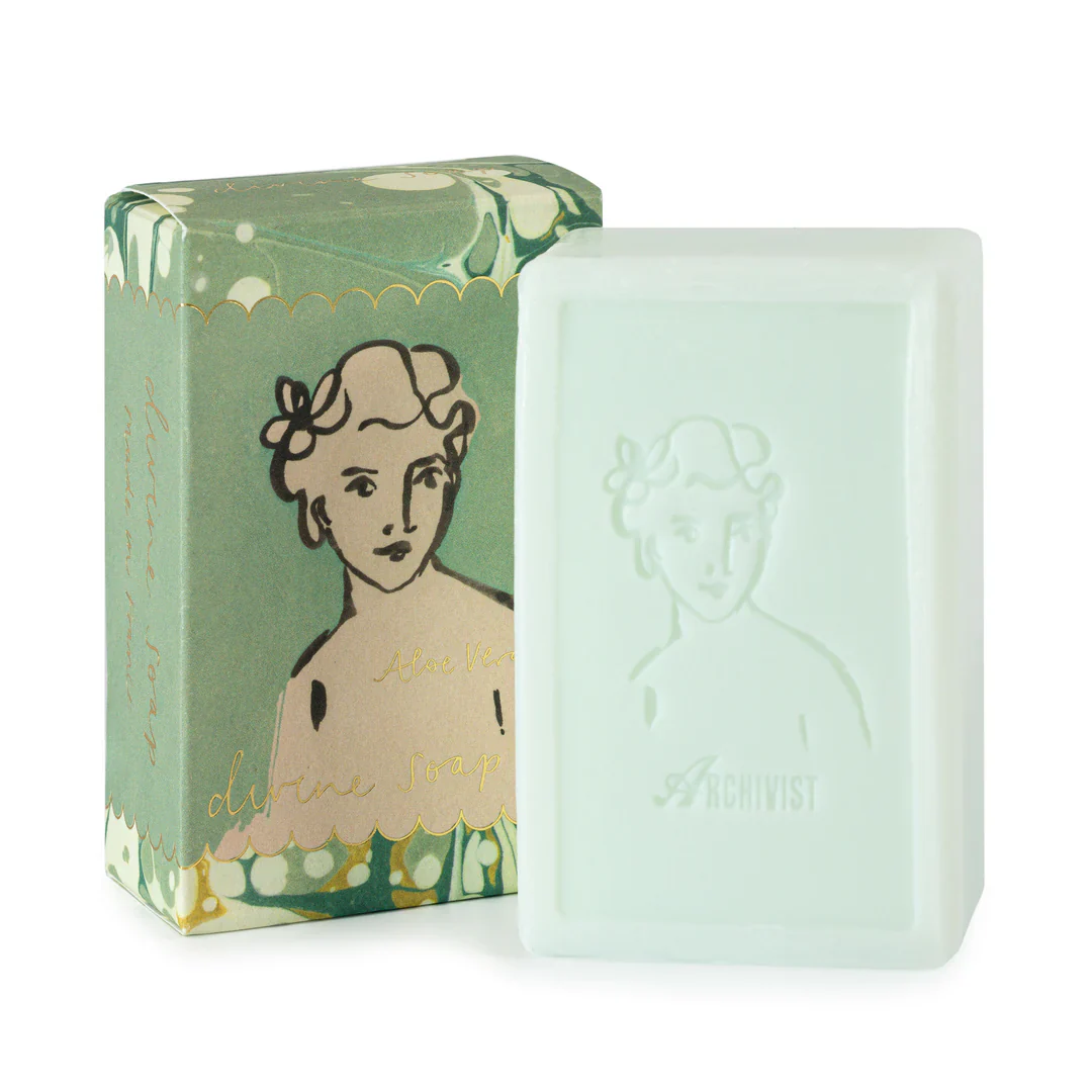 Archivist Gallery Divine Hand Soap Bar – 5oz – Aloe Vera - Image 2