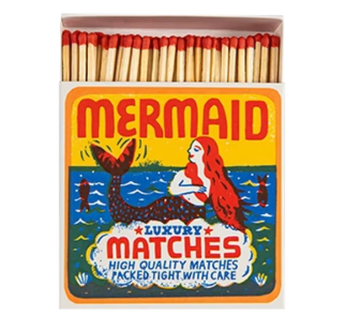 Archivist Mermaid Luxury Matches – 125 Stick Matches