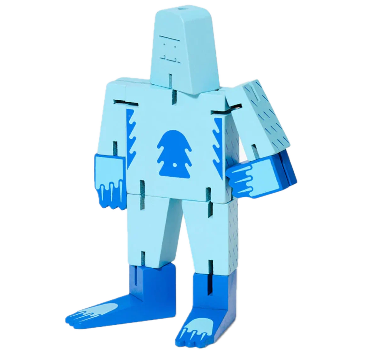 Areaware Cubebot Cryptoids Wooden Toy Robot Puzzle – Yeti - Image 2