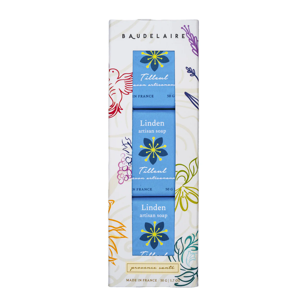 Baudelaire  Provence Sante – 3pc Gift Box – Linden