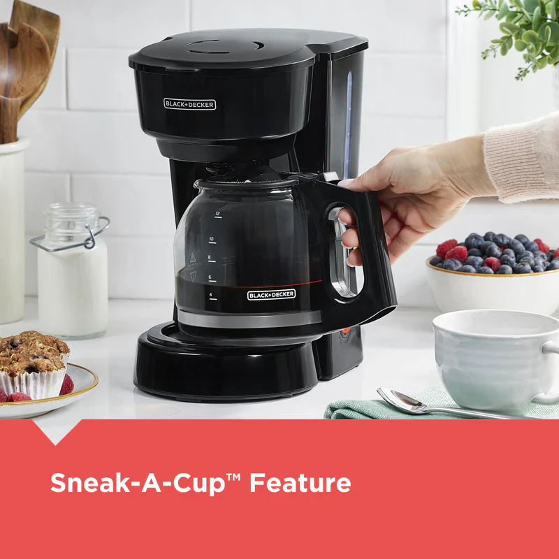 Black & Decker Switch Coffeemaker – 12 Cup – Black - Image 3