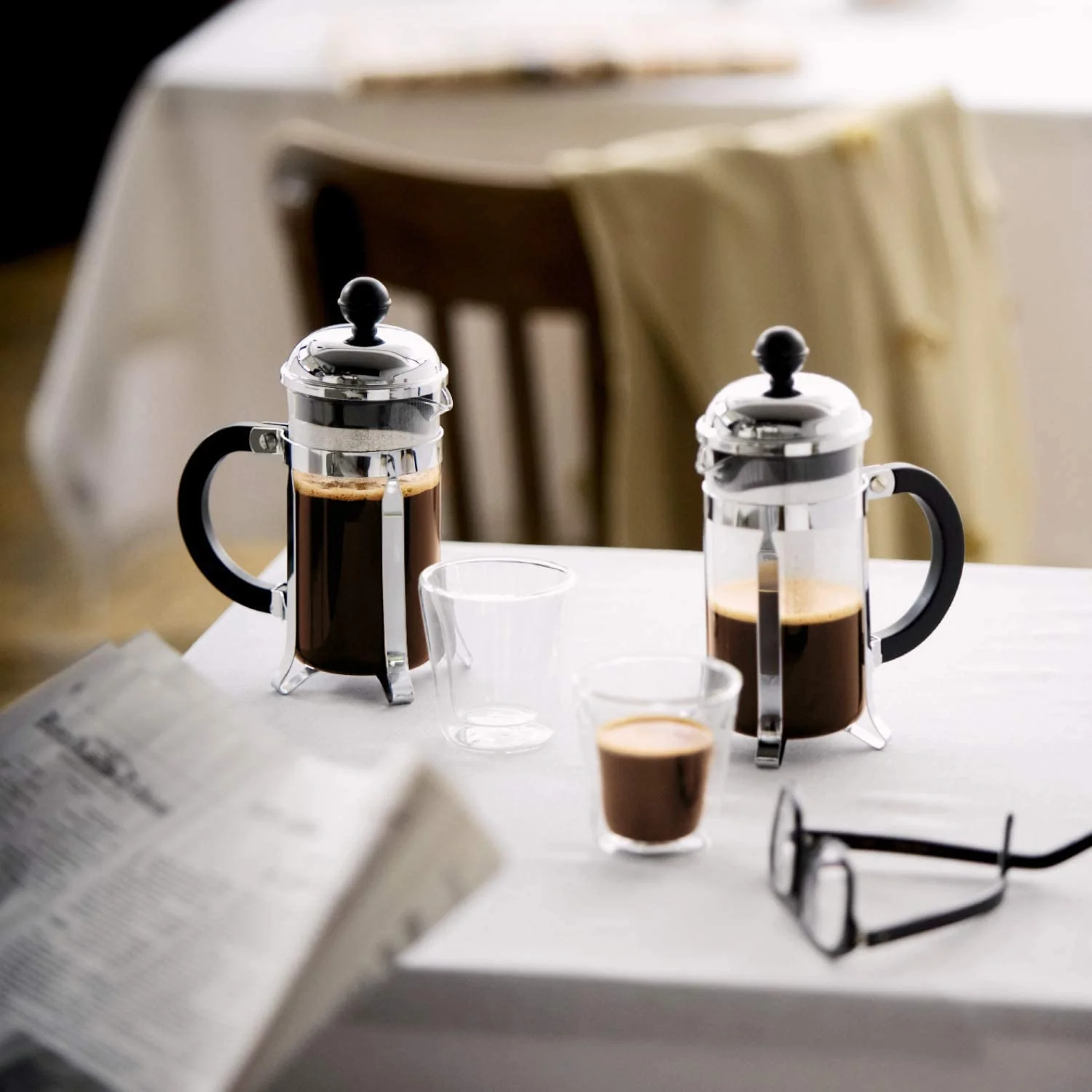 Bodum Chambord French Press Coffee Maker – 12 Cup – Chrome - Image 4