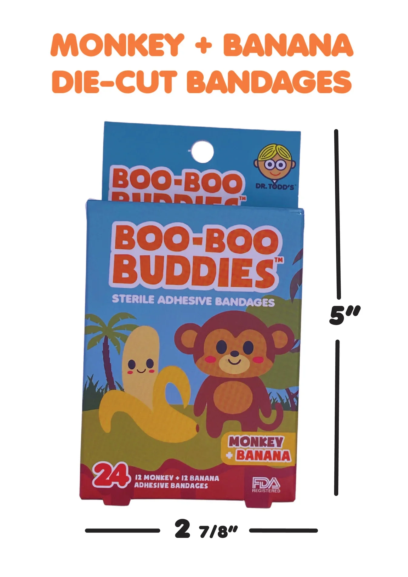 Boo-Boo Buddies Monkey & Banana Bandages - Image 3