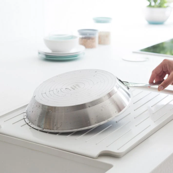 Brabantia Large Dish Drying Rack –  Light Gray - Image 5