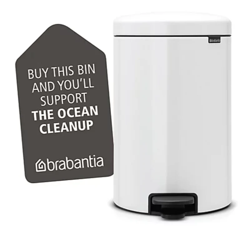Brabantia NewIcon Step Trash Can – White – 1.3 Gal - Image 4