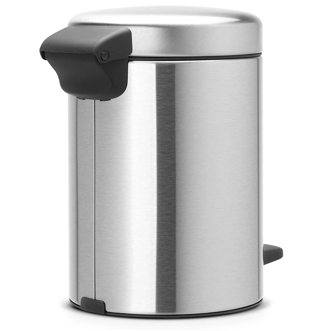 Brabantia NewIcon Step Trash Can – Matt Steel – 0.8 Gal. - Image 3