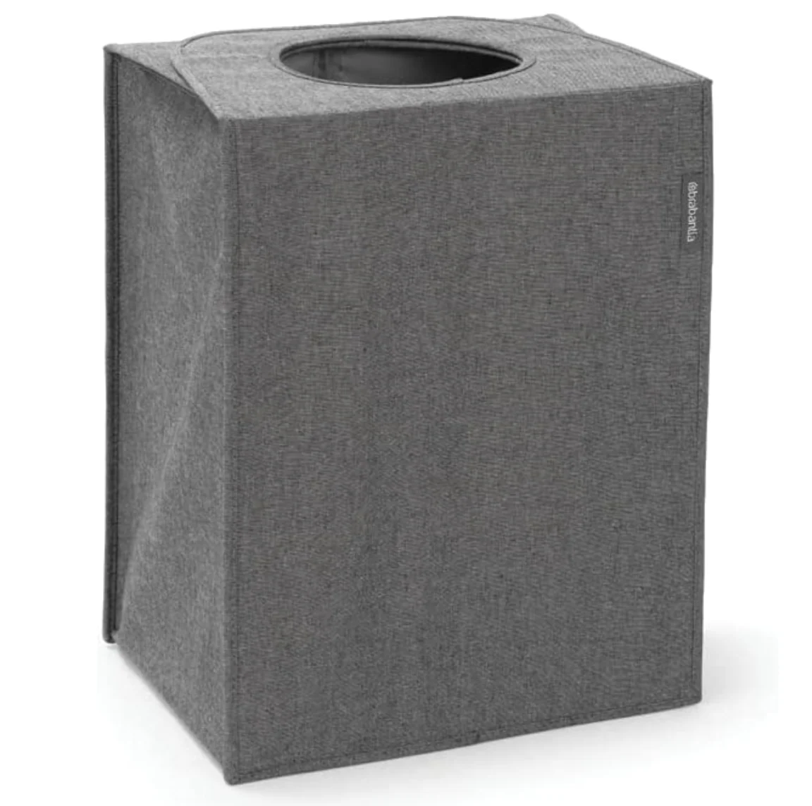 Brabantia Rectangular Laundry Bag With Quick-Drop Opening – Grey – 14.5 Gal