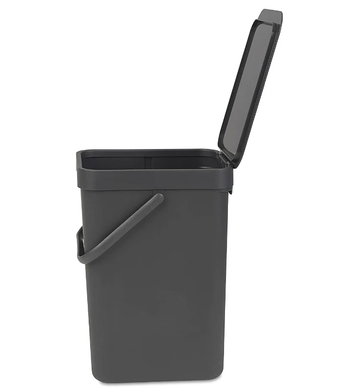 Brabantia Sort And Go Waste Bin – 6.6gal – 25L – Gray - Image 2