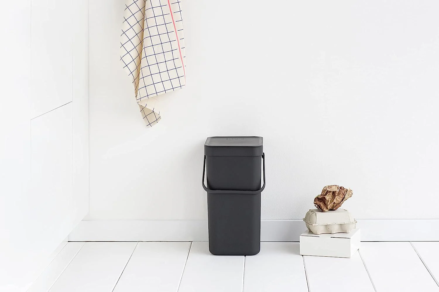 Brabantia Sort & Go Food Trash Can – Grey – 3.2 Gallons – 12L – LOCAL UPPER EAST SIDE DELIVERY ONLY - Image 6