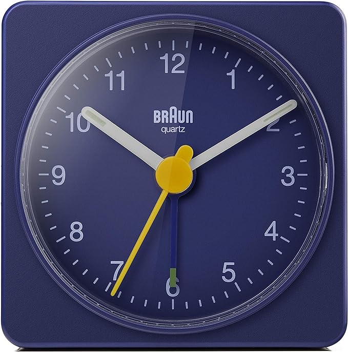 Braun Classic Travel Analogue Alarm Clock – Blue - Image 2