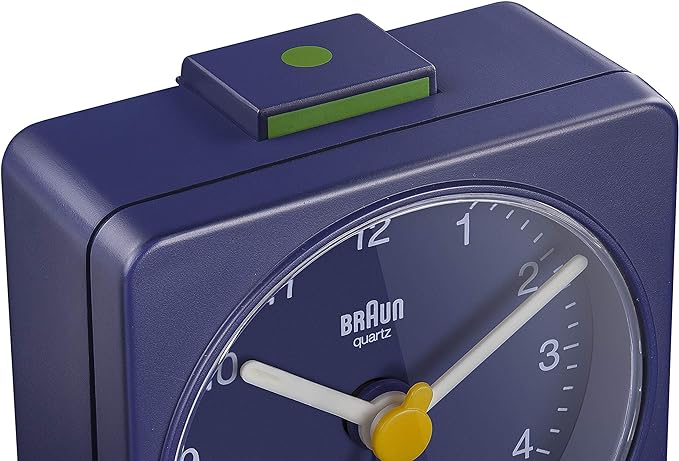 Braun Classic Travel Analogue Alarm Clock – Blue - Image 3