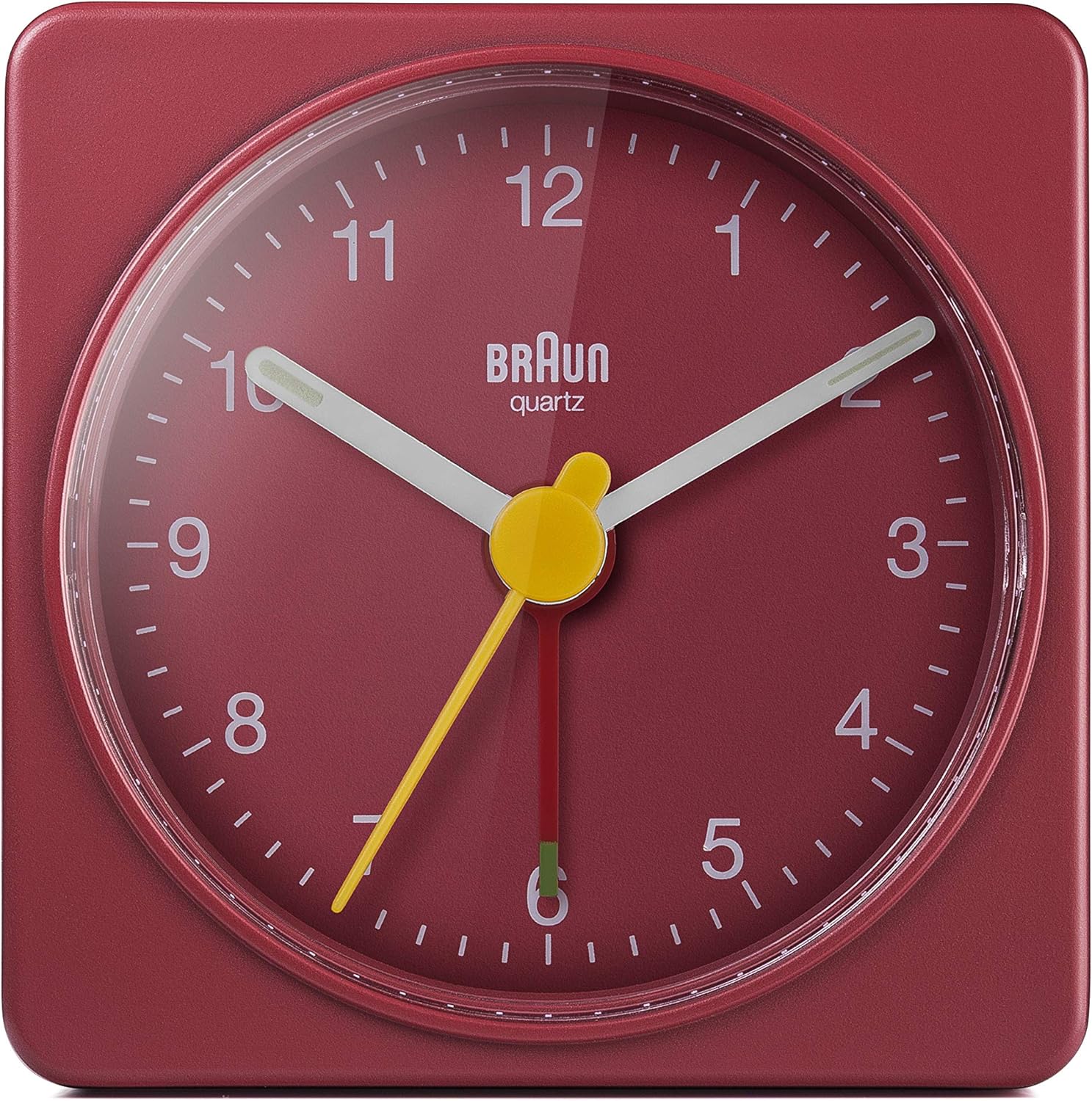 Braun Classic Travel Analogue Alarm Clock – Red - Image 2