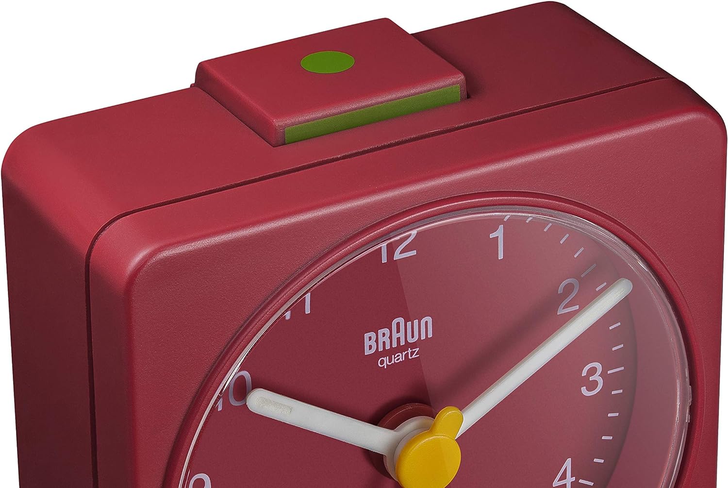 Braun Classic Travel Analogue Alarm Clock – Red - Image 3