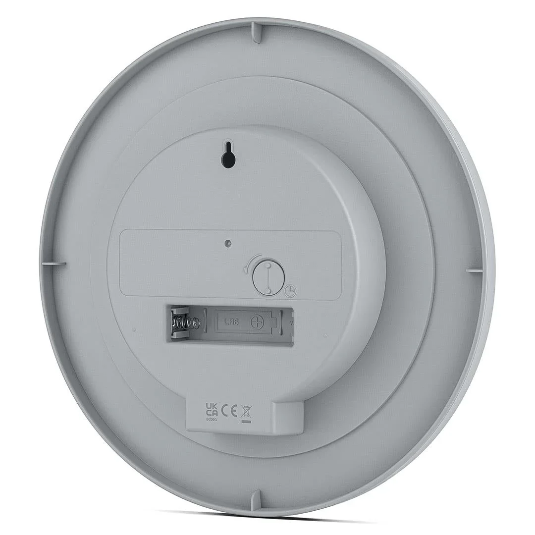 Braun Classic Grey Wall Clock - 8" - Image 3