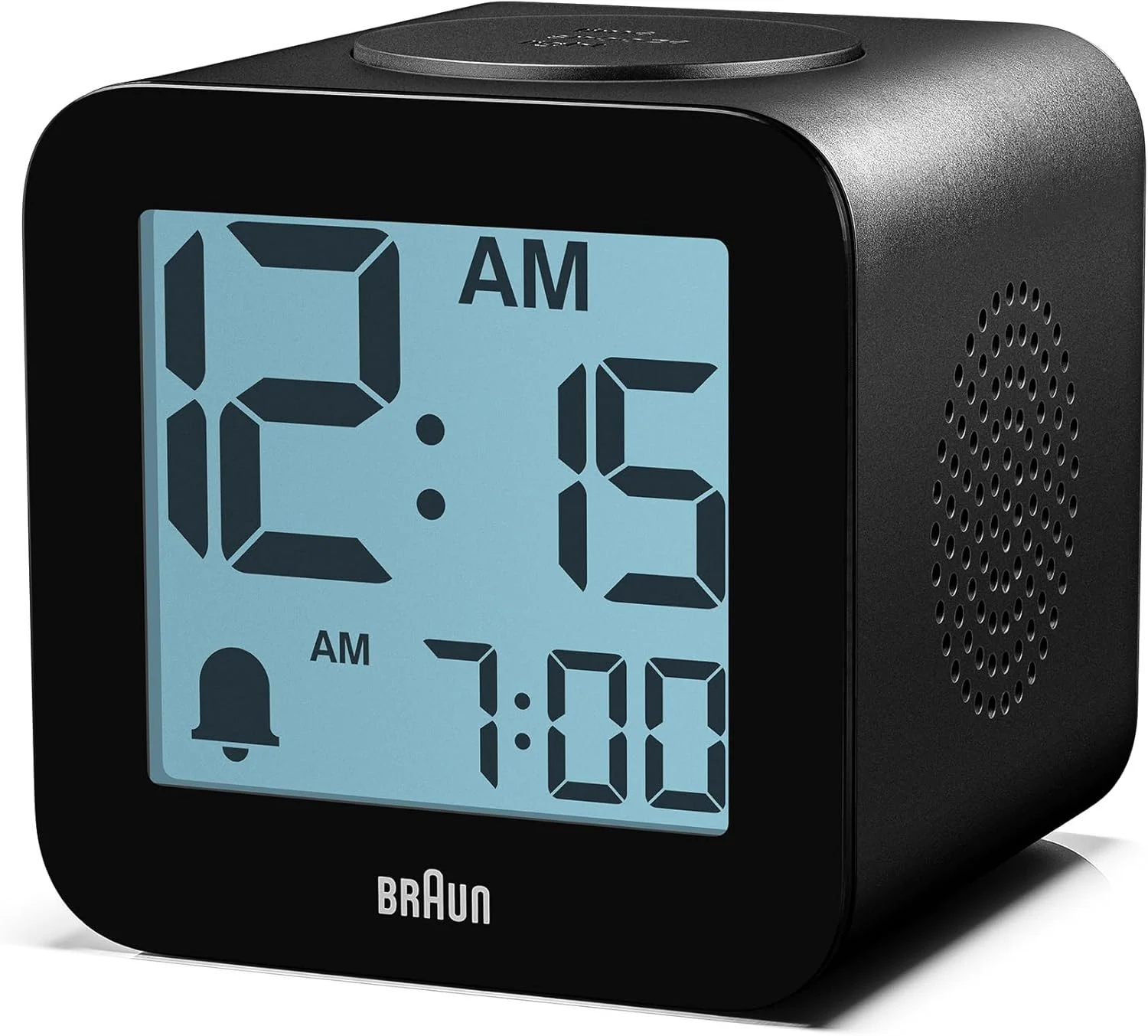 Braun Digital Alarm Clock with Voice Output – Black - Image 2