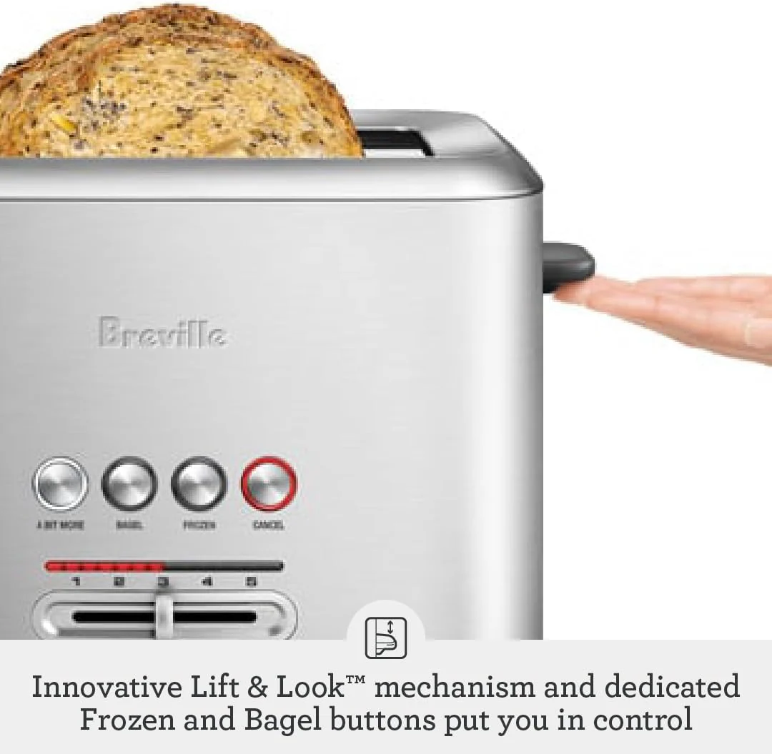 Breville BTA70XL Bit More Toaster – 2 Slice – Brushed Stainless Steel - Image 4