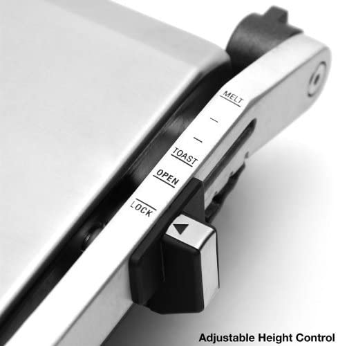 Breville Duo 1500-Watt Nonstick Panini Press – Silver - Image 4