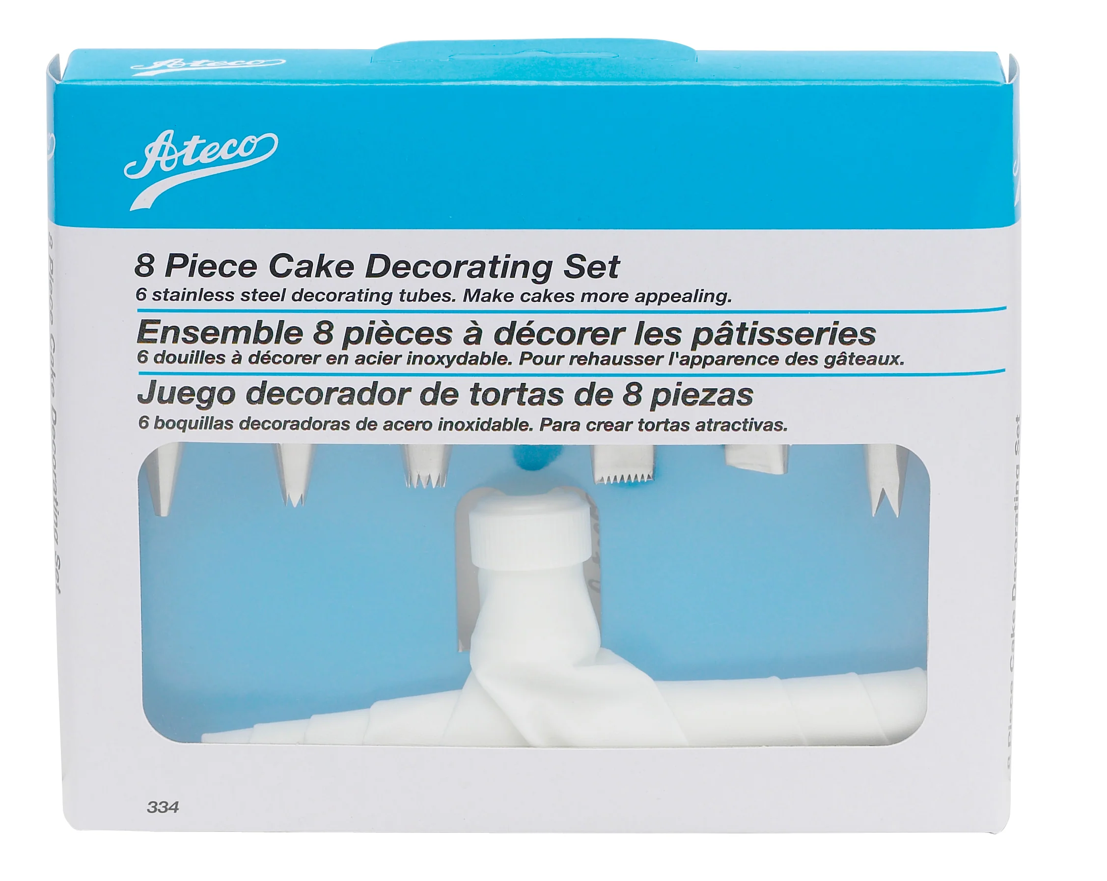 Cake Decorating Set with Flex Bag – 8 Piece - Image 2
