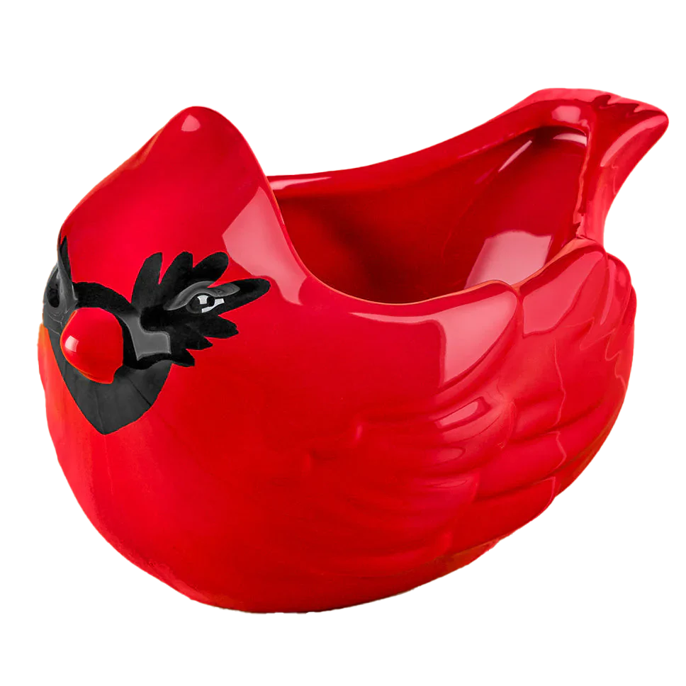 Cardinal Candy & Nut Bowl