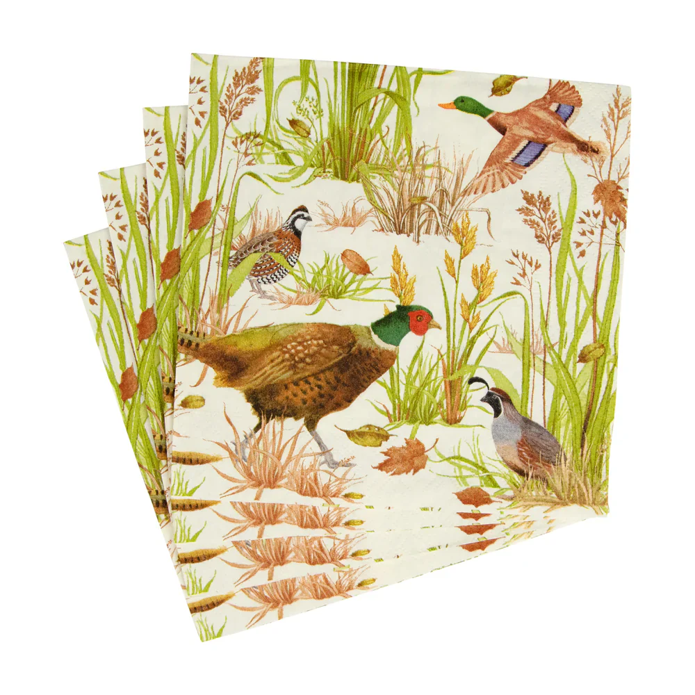 Caspari Birds Of A Feather Luncheon Napkins - 20pk - Image 2