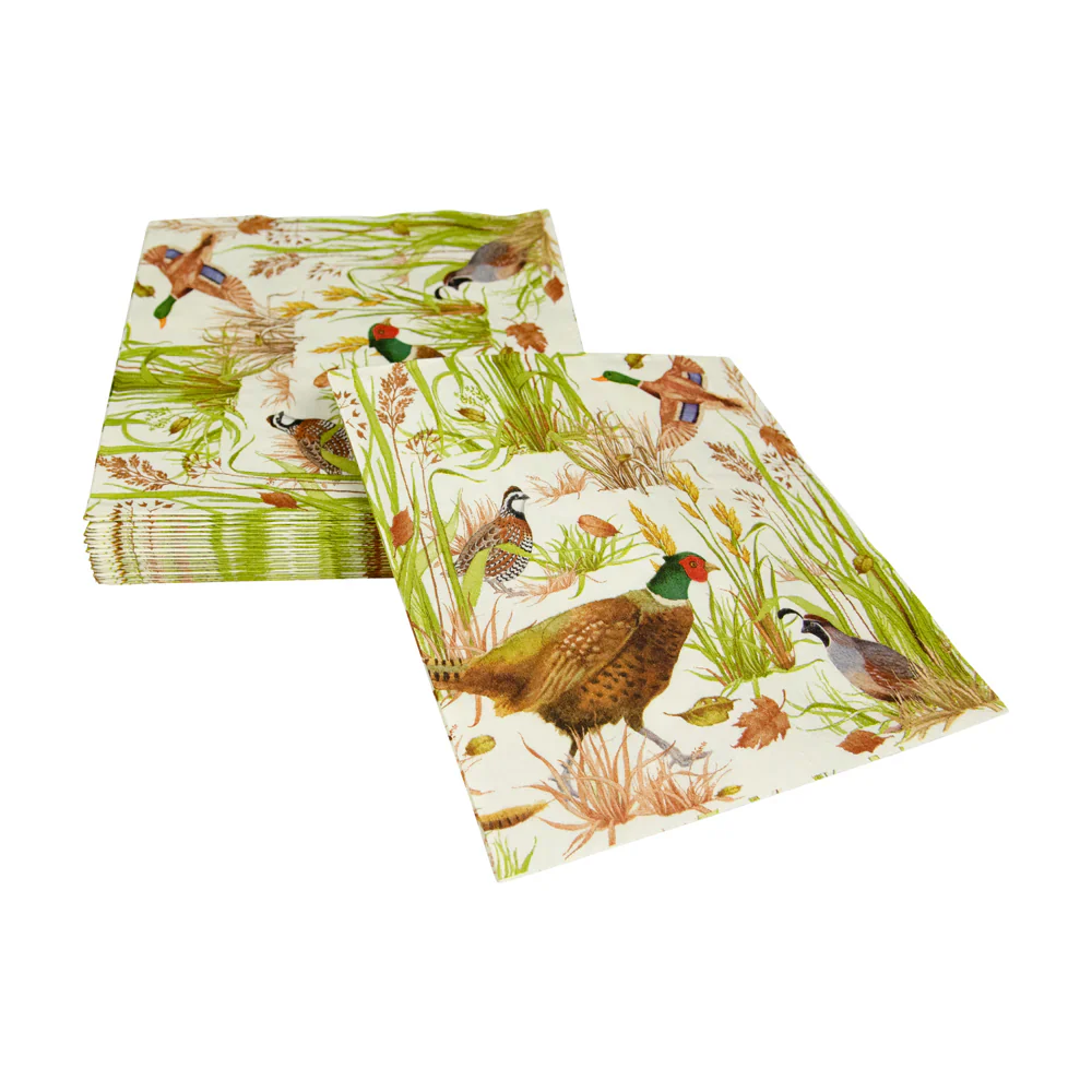 Caspari Birds Of A Feather Luncheon Napkins - 20pk - Image 3