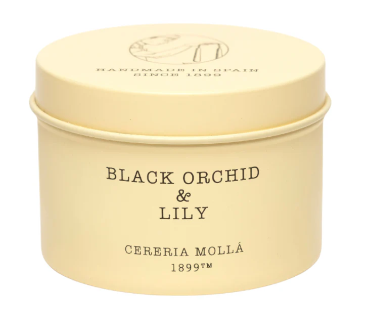 Cereria Molla Travel Candle – 3oz. – Black Orchid & Lily - Image 2