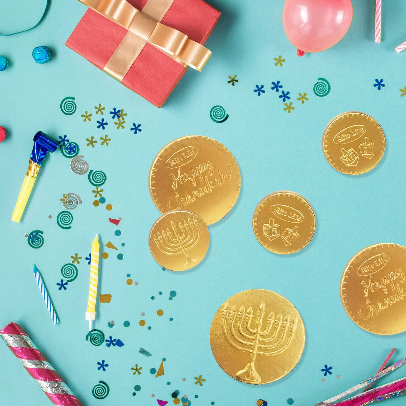 Chanukah Gelt Milk Chocolate Coins – Made in Israel – 5oz. Bag - Image 3