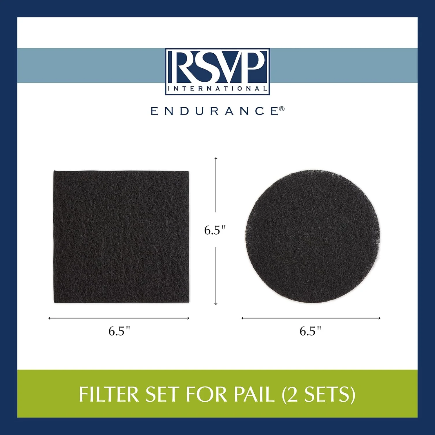 Charcoal Compost Bin Filter – 2-Piece Set - Image 3