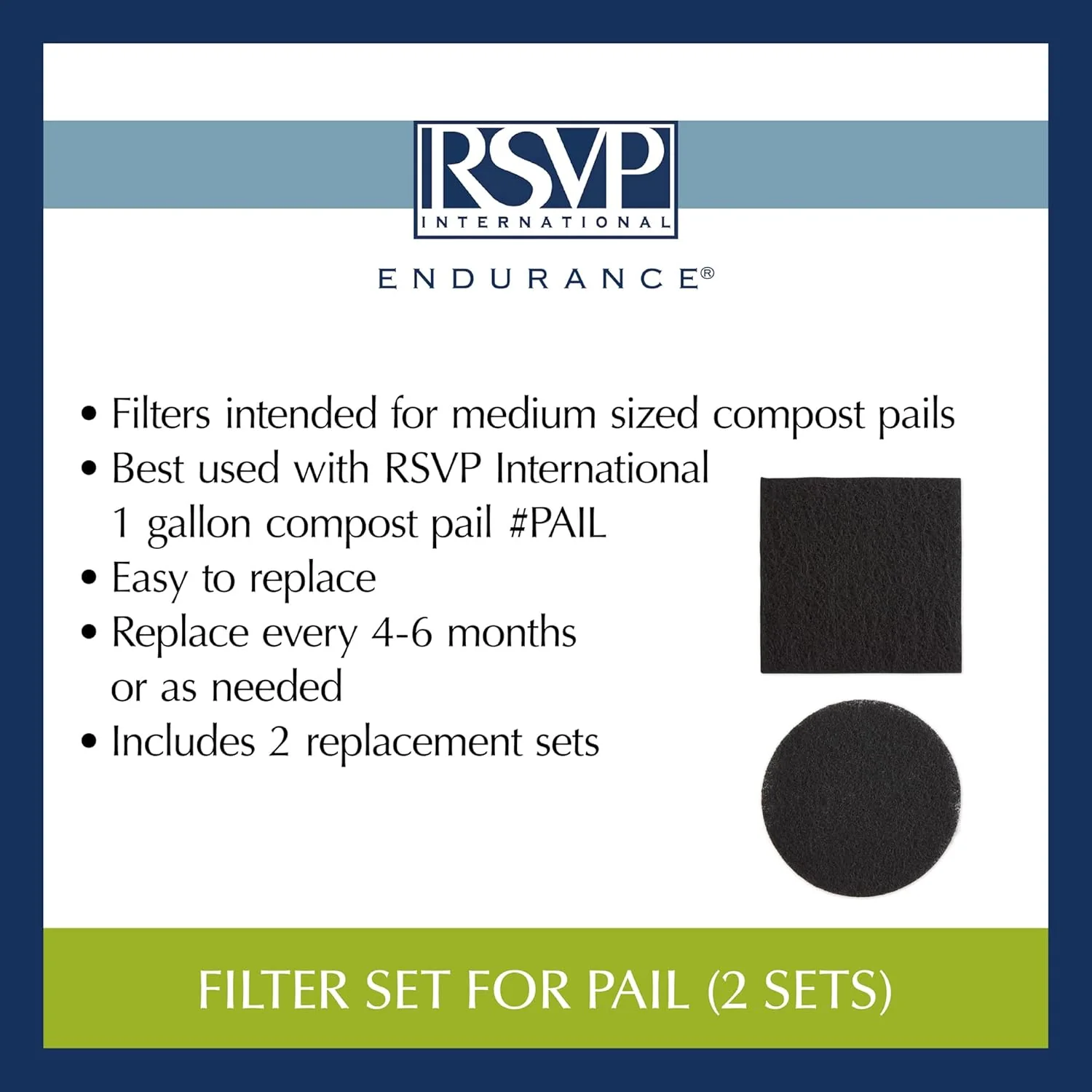 Charcoal Compost Bin Filter – 2-Piece Set - Image 4