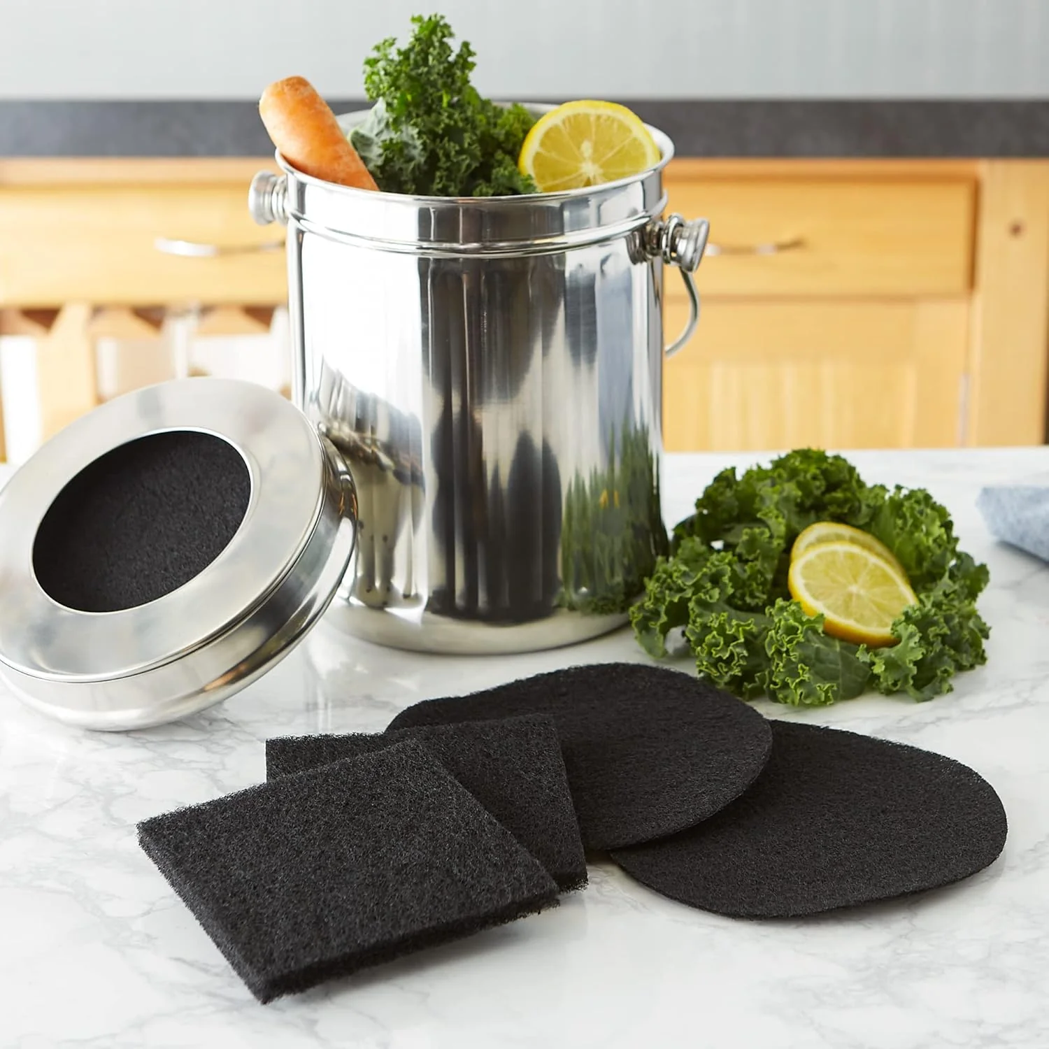 Charcoal Compost Bin Filter – 2-Piece Set - Image 5