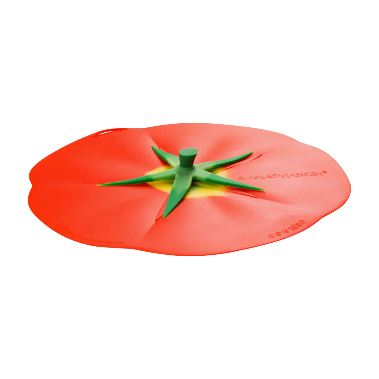 Charles Viancin High Heat Silicone Cooking & Storage Lid – Tomato – 9" - Image 2