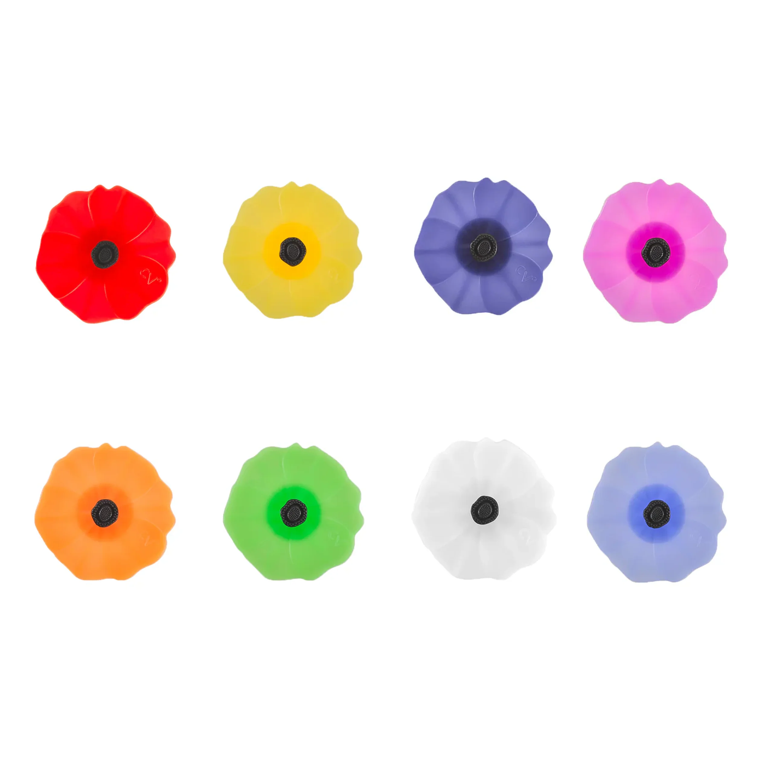 Charles Viancin Poppy Bottle Stoppers – Assorted Colors – Each Sold Separately