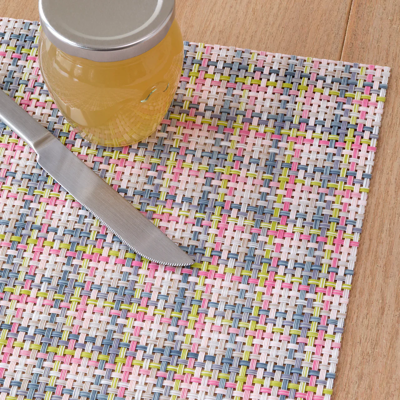 Chilewich Basketweave Placemat – Begonia - Image 4