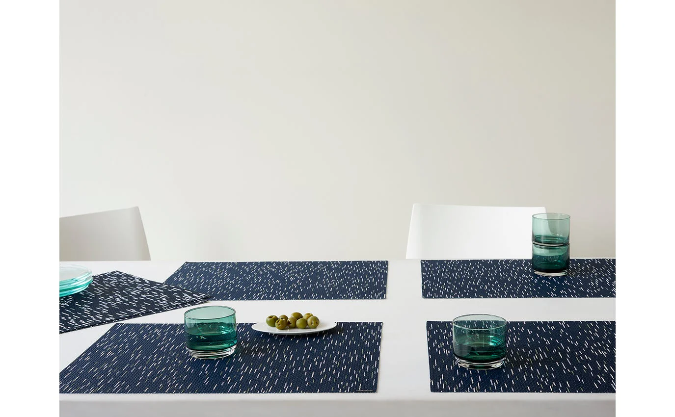 Chilewich Pepper Rectangle Placemat – Indigo - Image 3