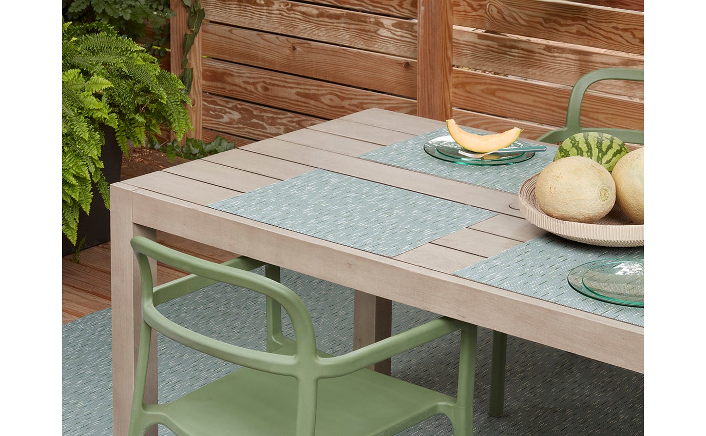 Chilewich Pepper Rectangle Placemat – Mint - Image 3