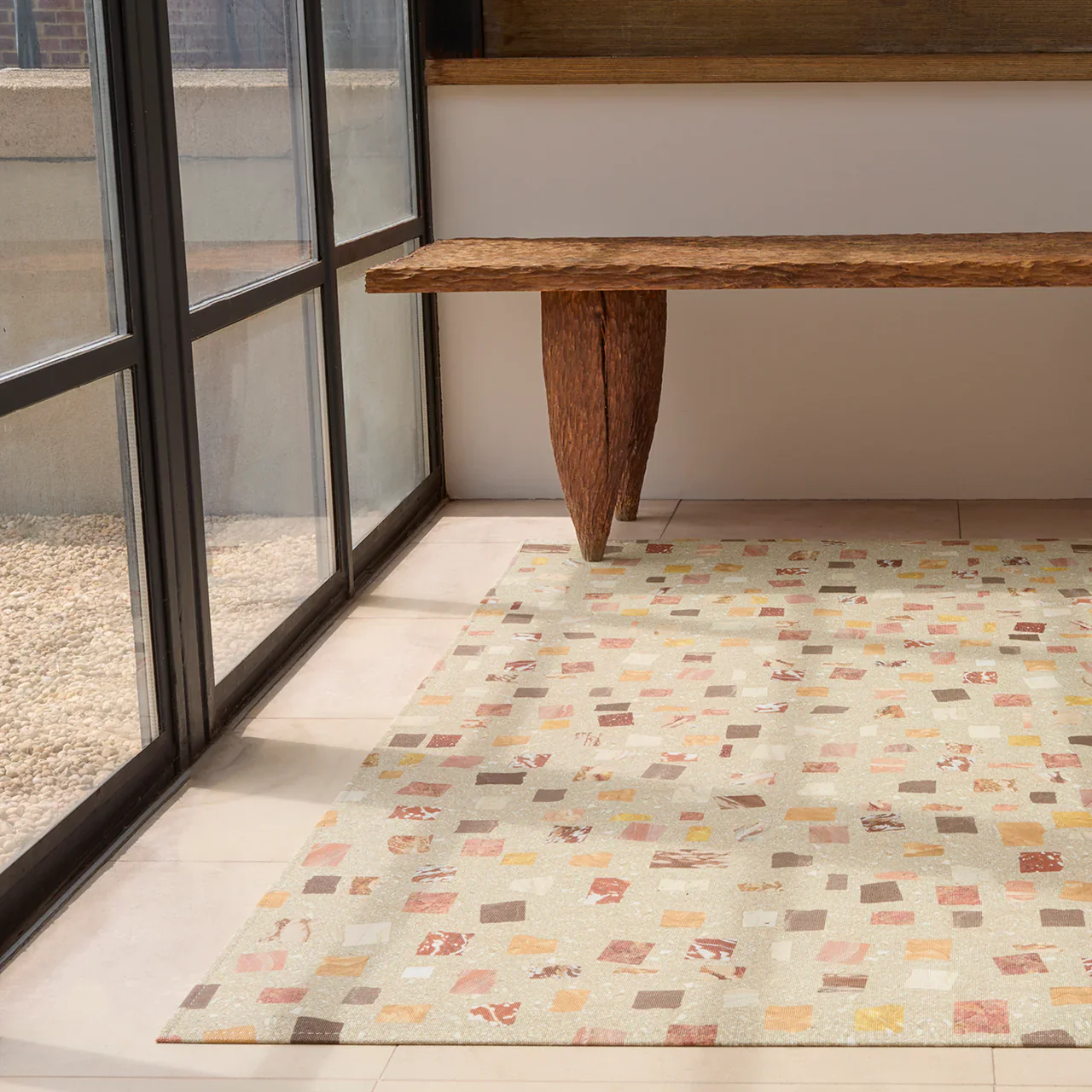 Chilewich Pietra Rugs Floor Mat – Desert – 22" x 36" - Image 4