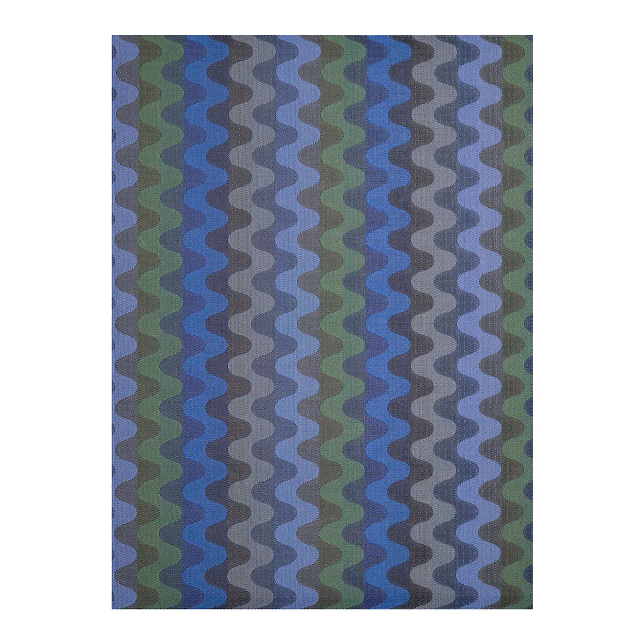 Chilewich Wiggle Rugs Floor Mat – Deep Sea – 22" x 36"