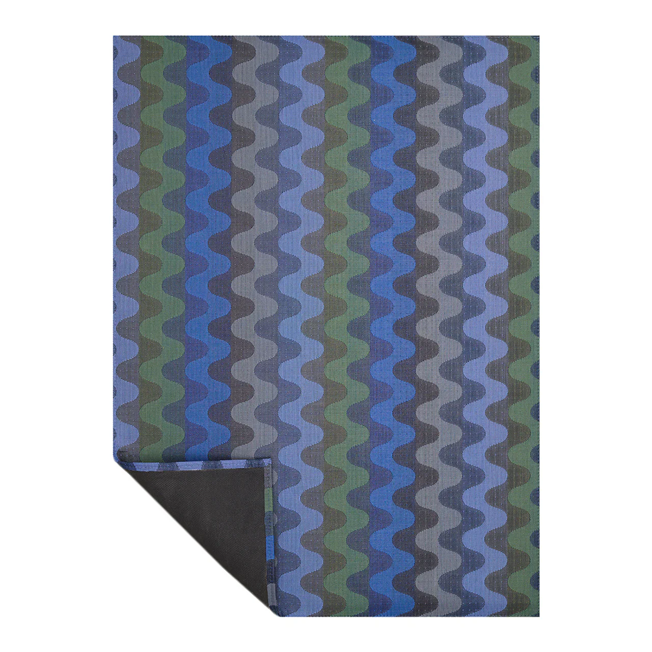 Chilewich Wiggle Rugs Floor Mat – Deep Sea – 22" x 36" - Image 2