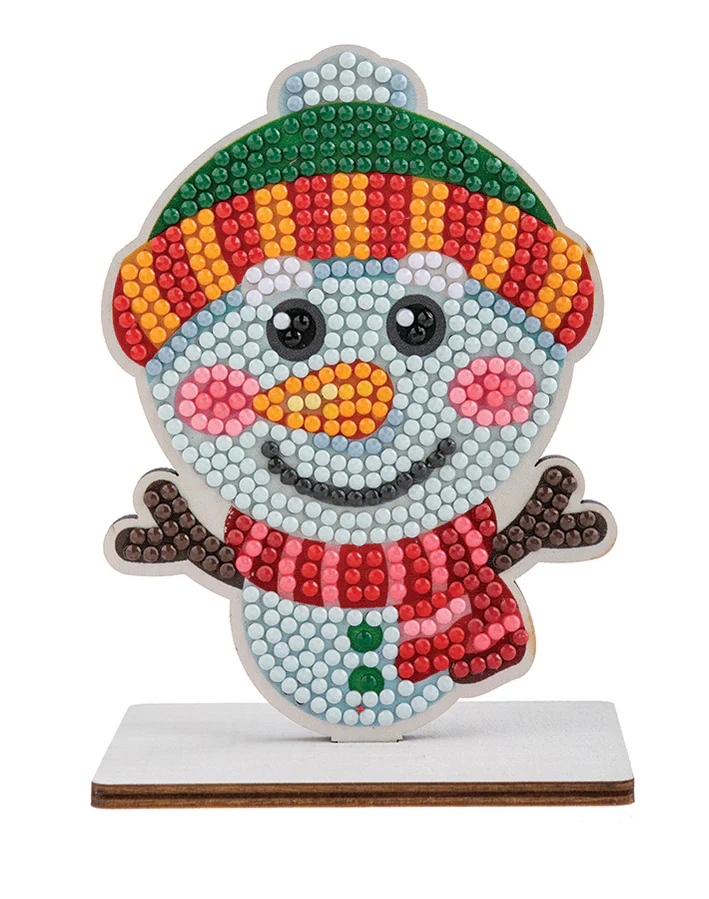 Chrystal Art Craft Kit – Festive Buddies – Snowman - Image 2