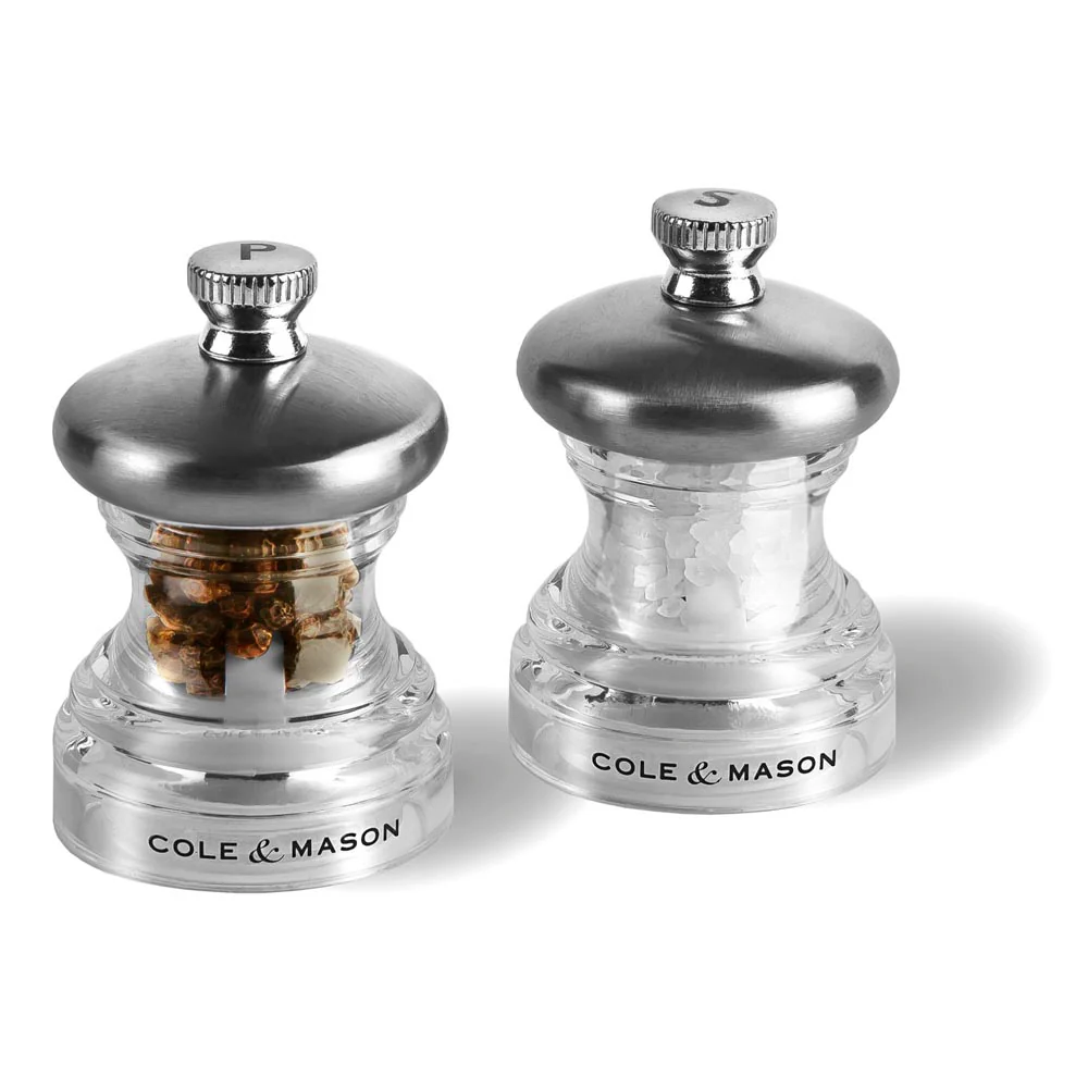 Cole & Mason Button Mini Salt & Pepper Mill Set