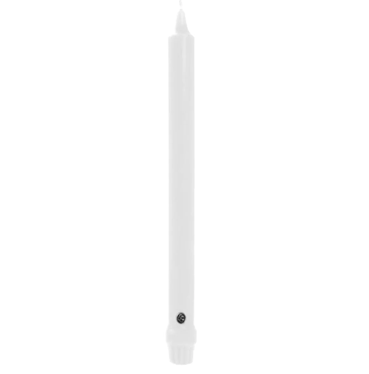 Colonial Candle Classic Taper Candle – White –12 inch
