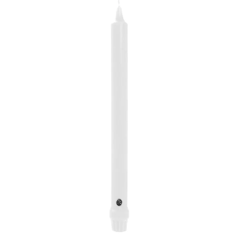 Colonial Candle Classic Taper Candle – White –10 inch