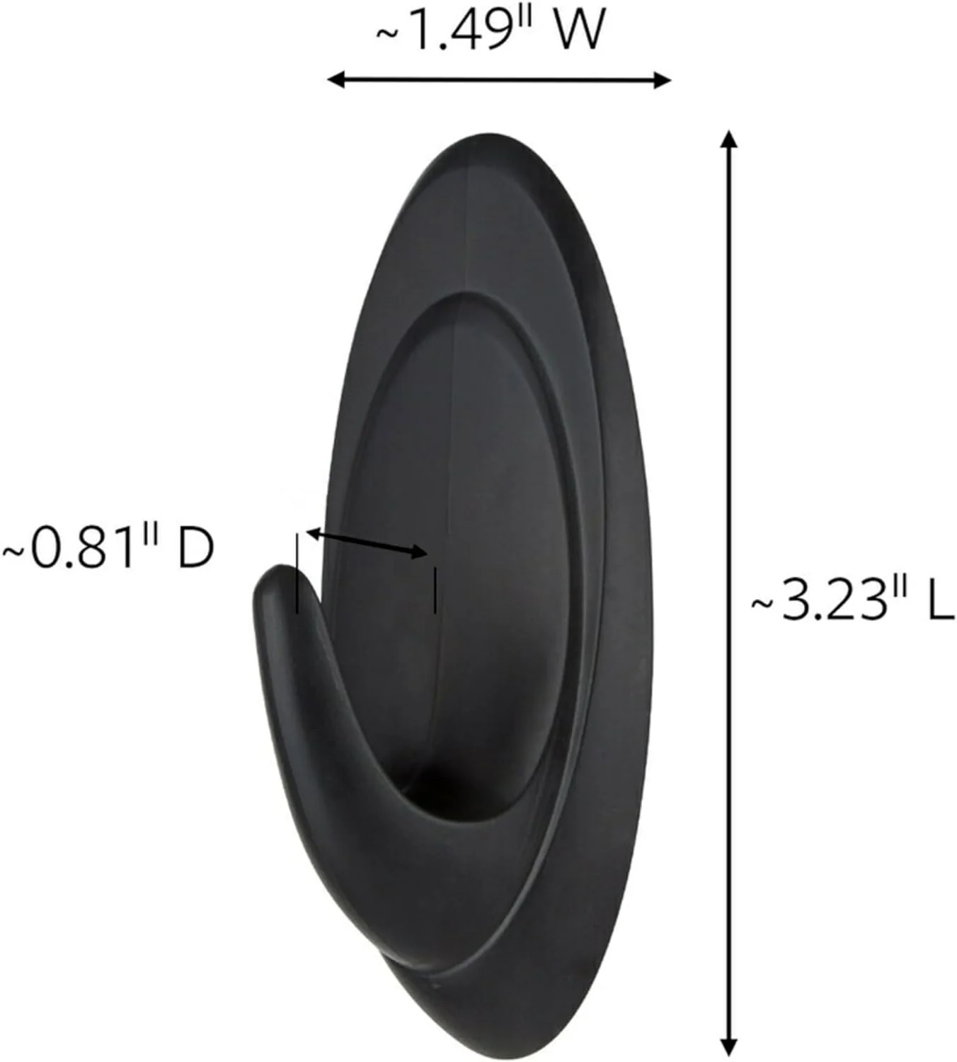 Command Damage Free Outdoor Terrace Hooks – 3lb. Capacity – 2-Pk. - Image 2