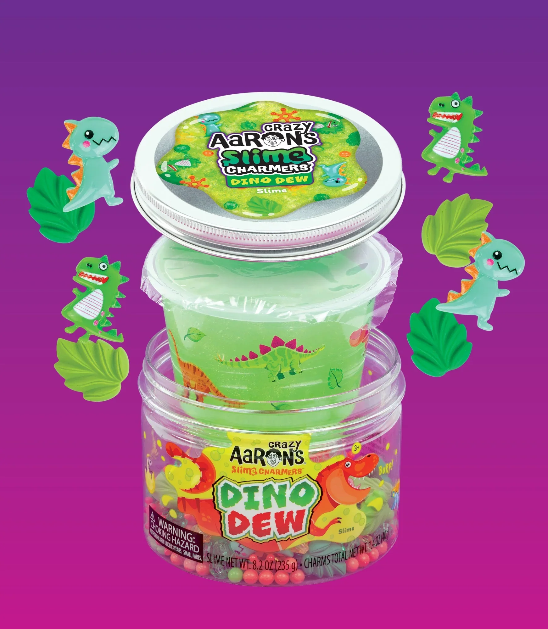 Crazy Aarons Scented Slime Charmers – Dino Dew - Image 2