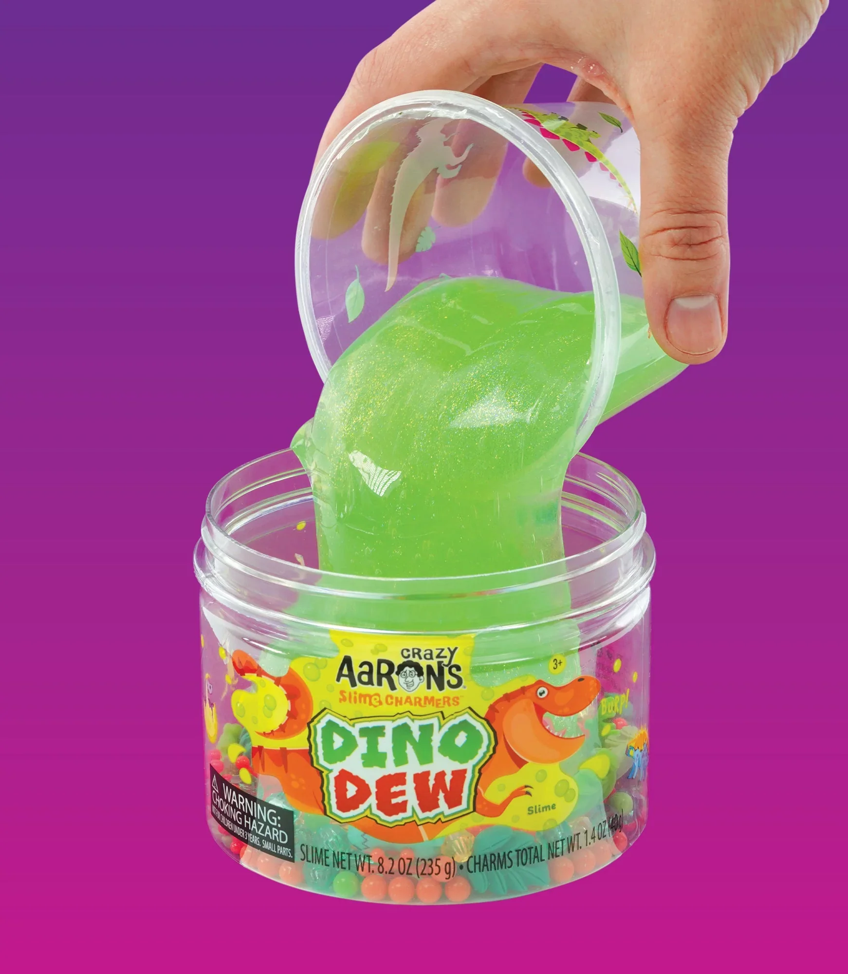 Crazy Aarons Scented Slime Charmers – Dino Dew - Image 3