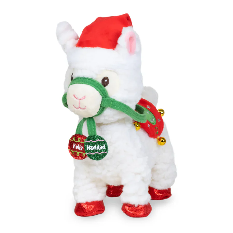Cuddle Barn Walking Musical Llama – Navidad Nico Christmas Plush Toy - Image 4