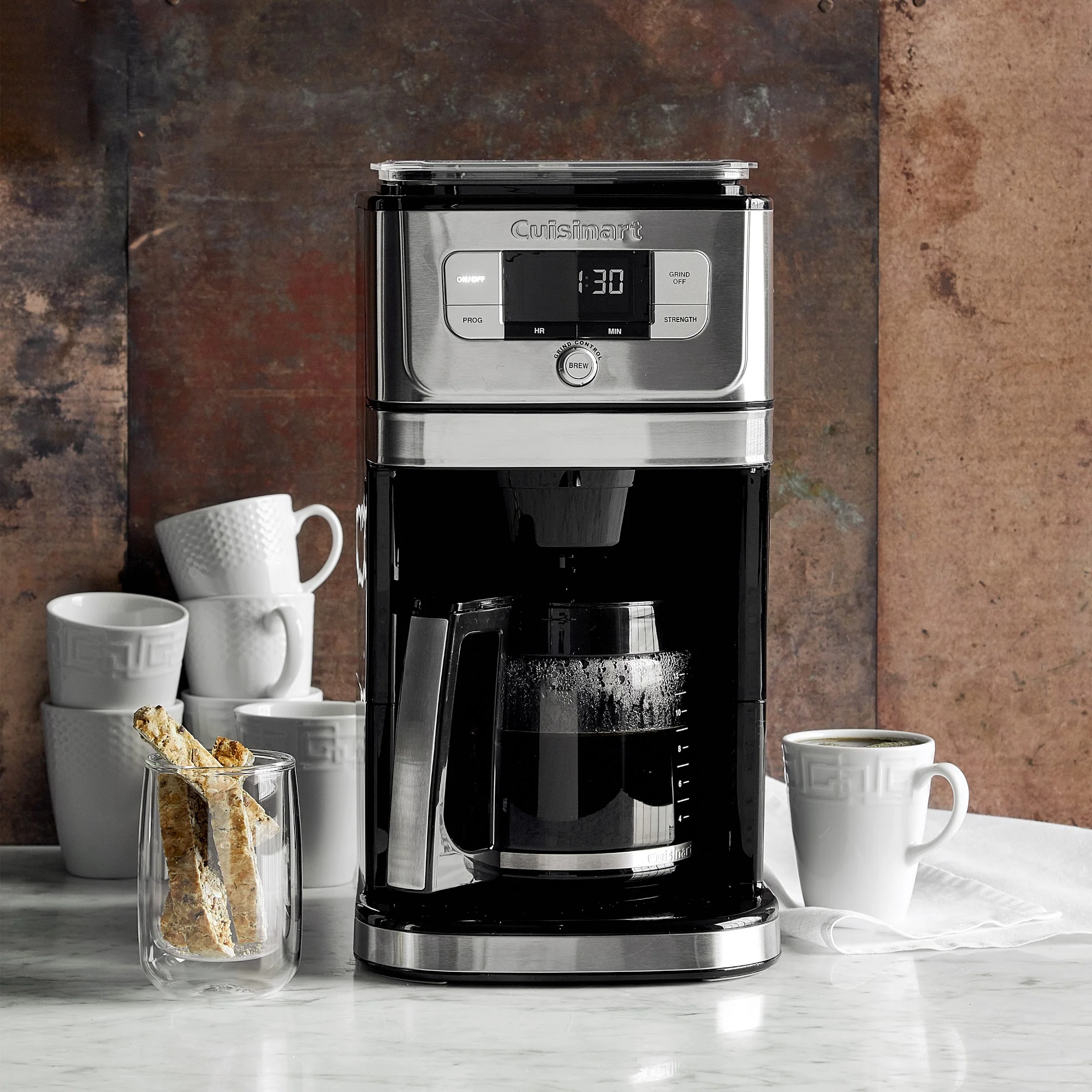 Cuisinart Burr Grind & Brew Coffee Maker with Glass Carafe – 12 Cup - Image 4